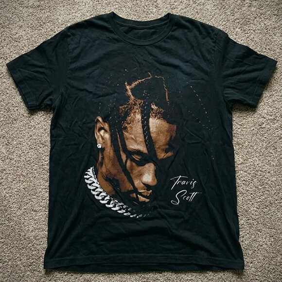 Gildan Other - Travis Scott Graphic T-Shirt Black